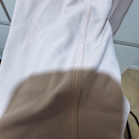 lululemon High-Waisted Cream Leggings - Picture 4 of 7